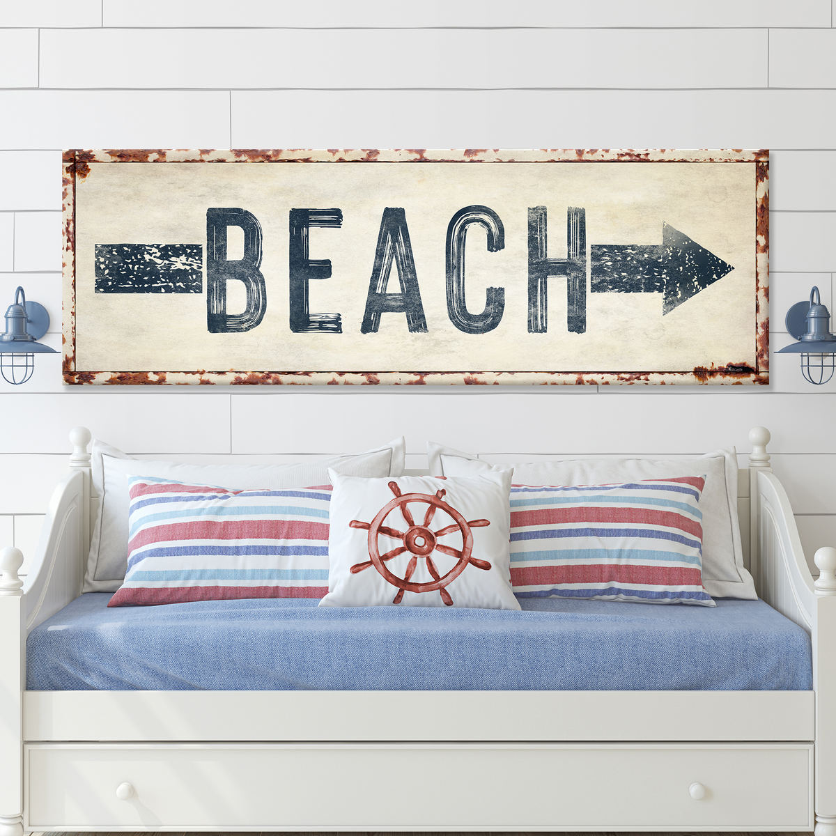 Beach Arrow Sign