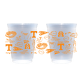 The University of Tennessee - Shatterproof Cups, Set of 8