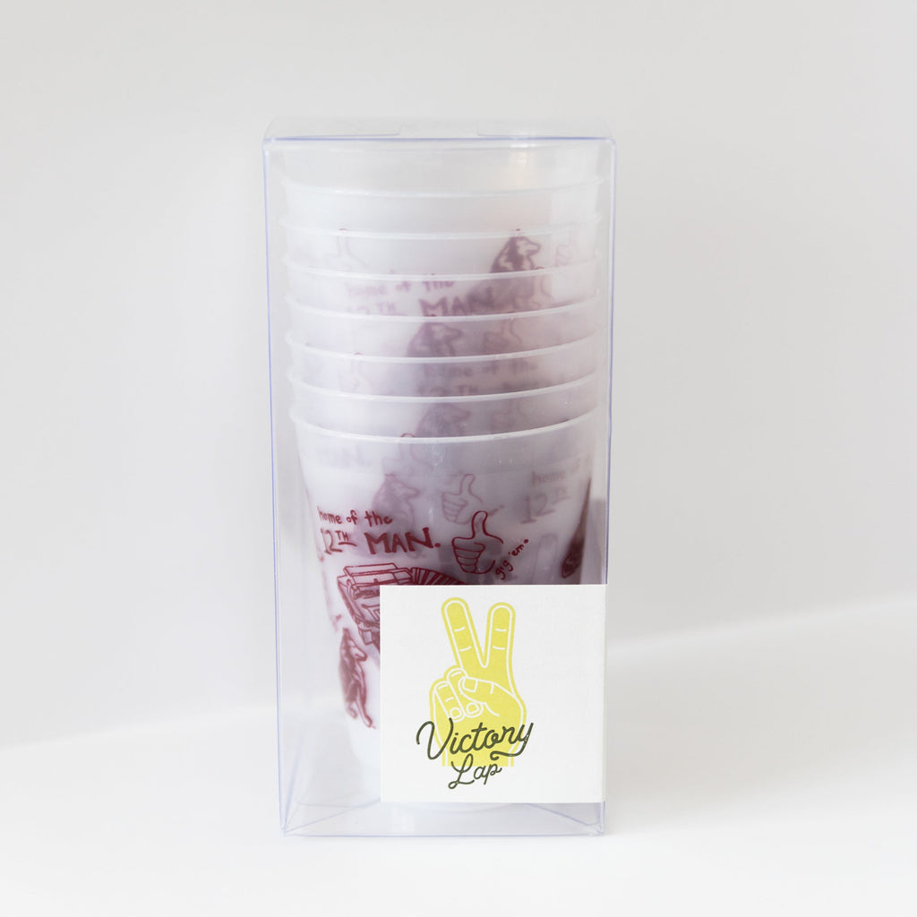 Texas A&M University - Shatterproof Cups, Set of 8