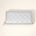 Quilted Faux Leather Long Wallet