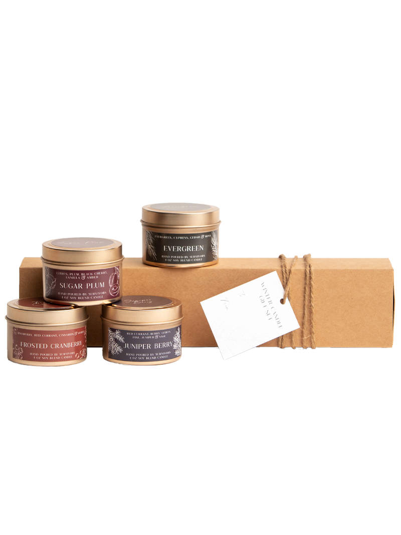Winter Candle Gift Set