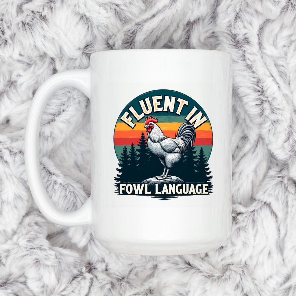 Funny Rooster Coffee Mug
