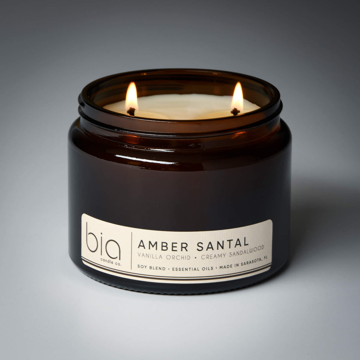 Amber Santal Soy Blend Candle