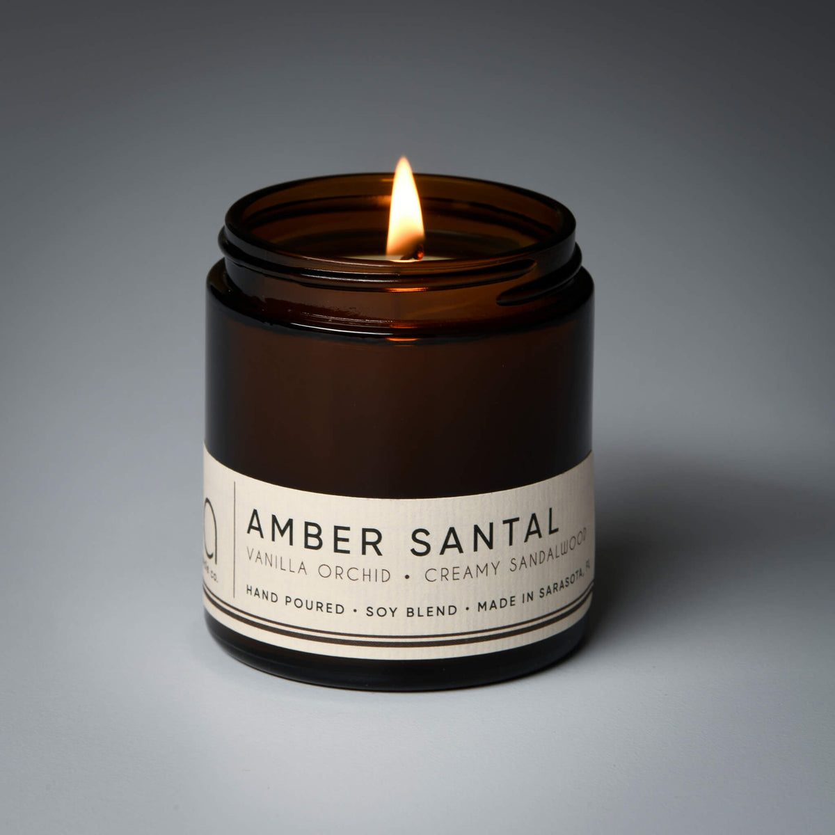 Amber Santal Soy Blend Candle