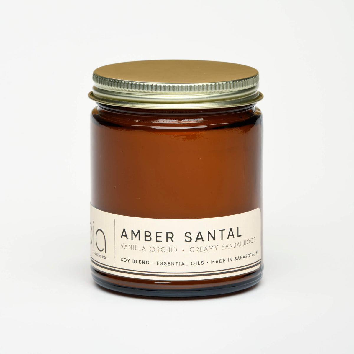 Amber Santal Soy Blend Candle