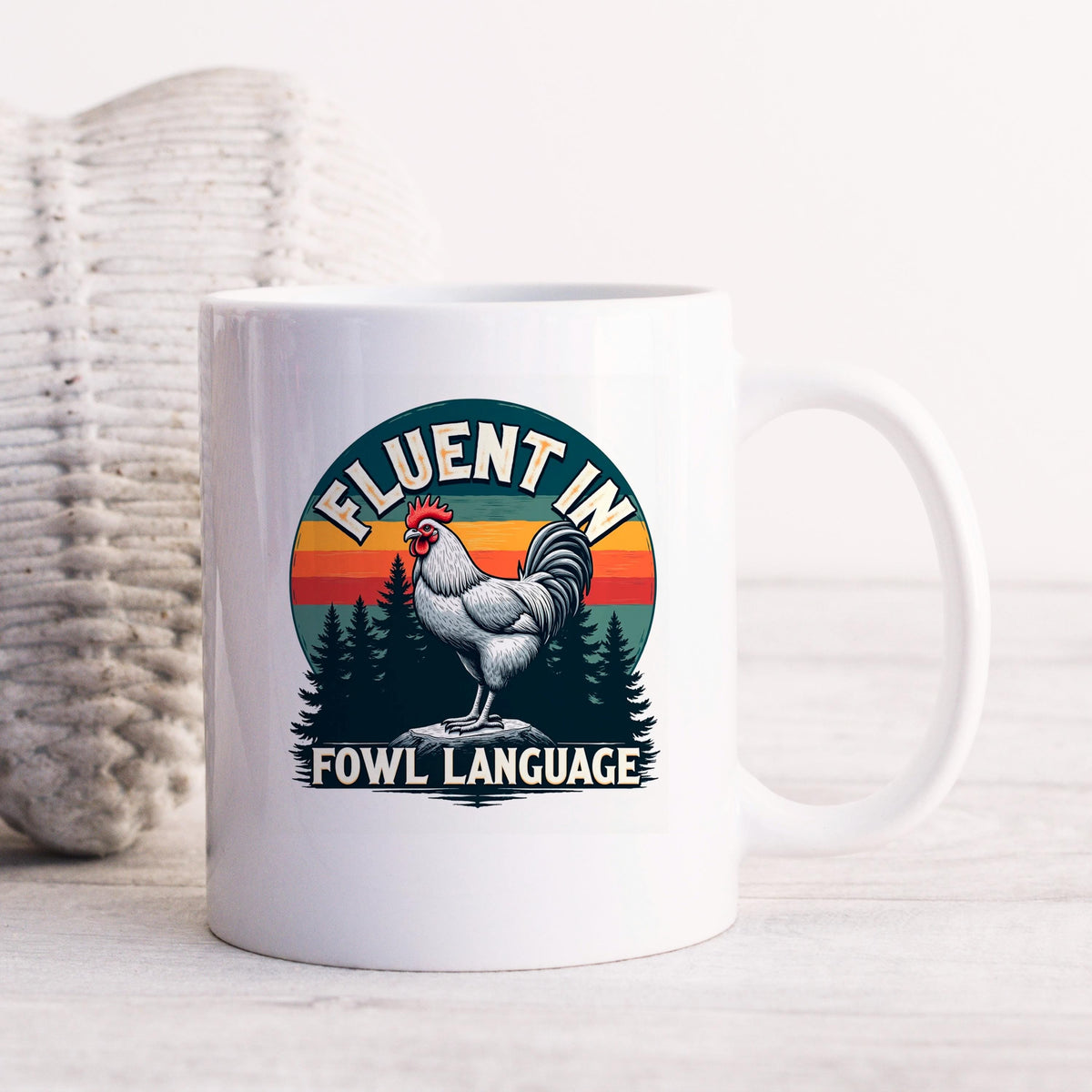 Funny Rooster Coffee Mug