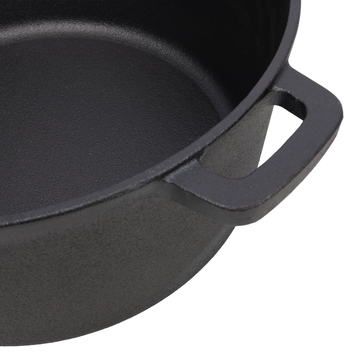 3-in-1 Cast Iron Dutch Oven & Skillet Lid, 5 Qt, with Pot Rack