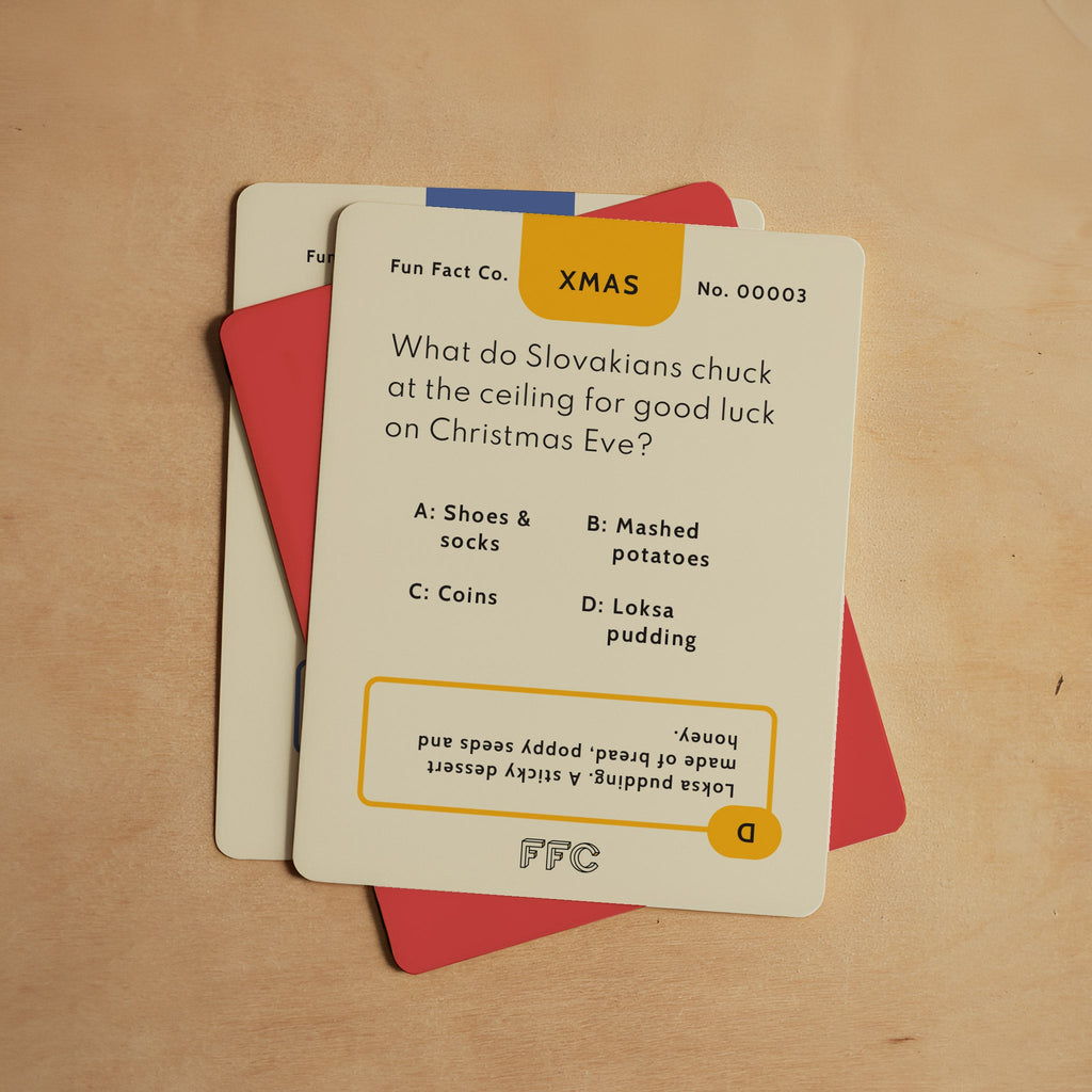 Christmas Trivia Card Game