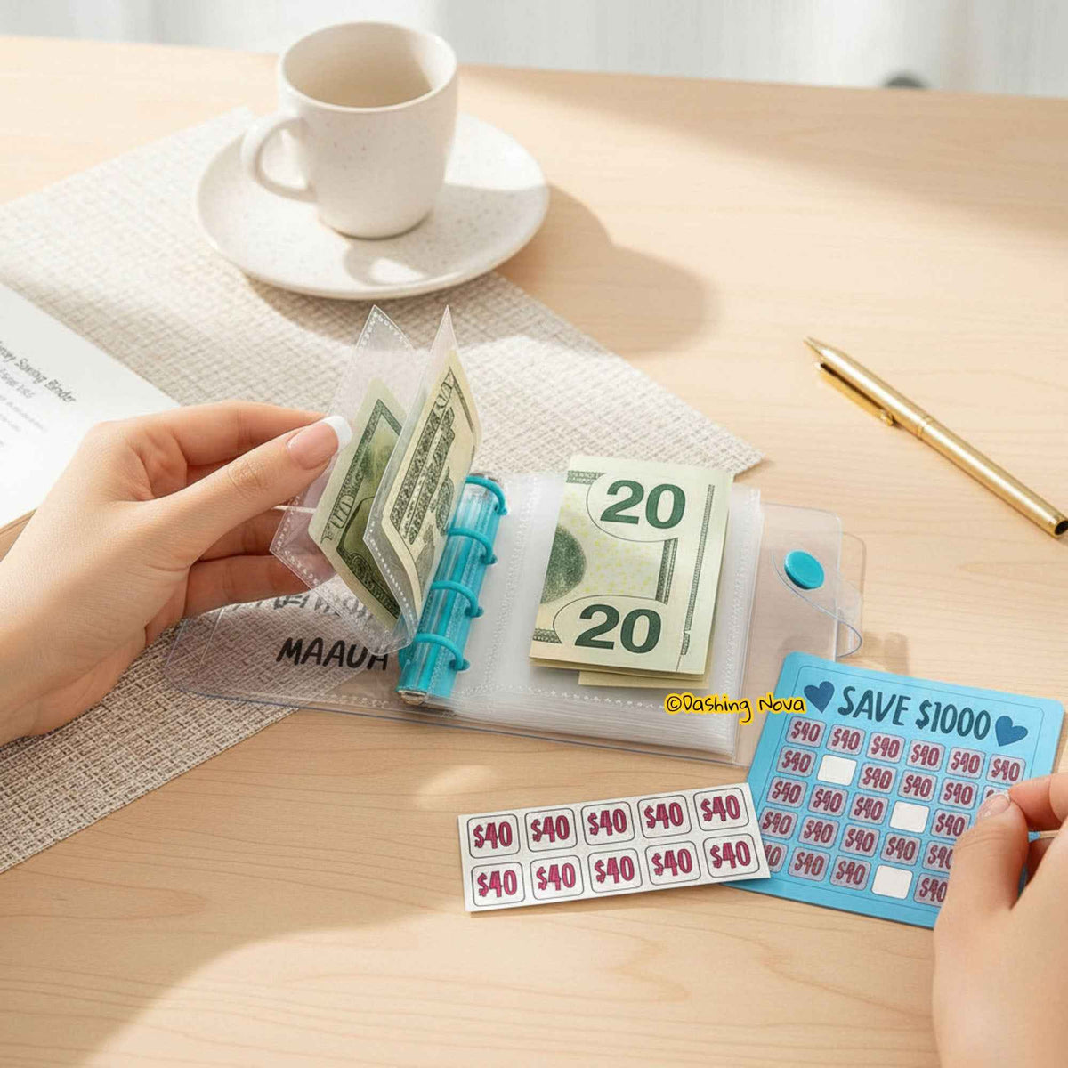 $1,000 Savings Challenge Binder