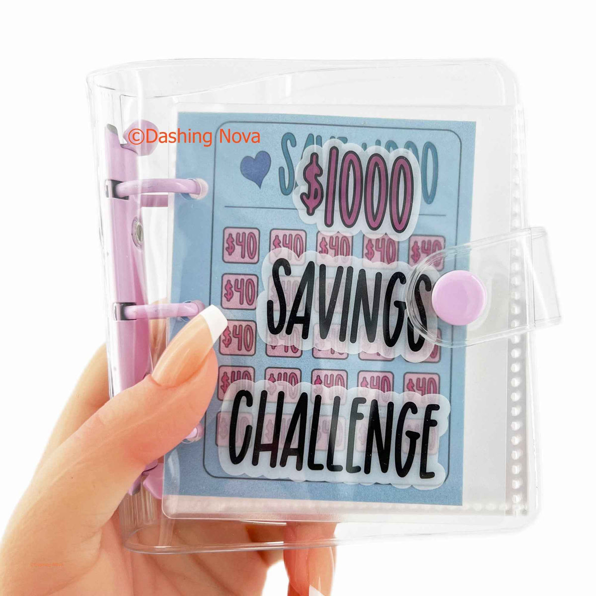 $1,000 Savings Challenge Binder