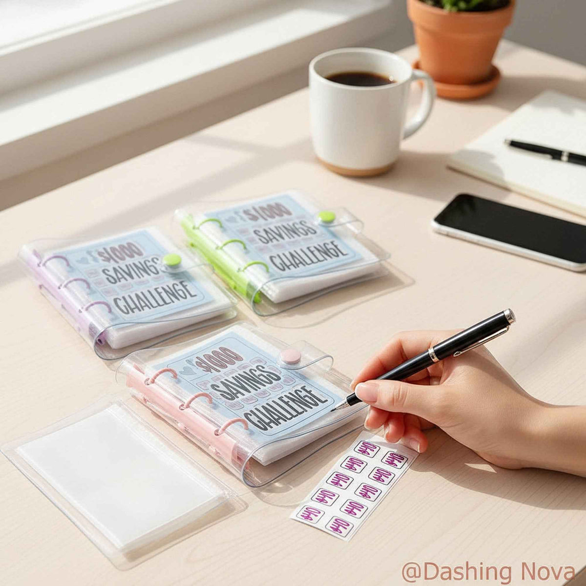 $1,000 Savings Challenge Binder
