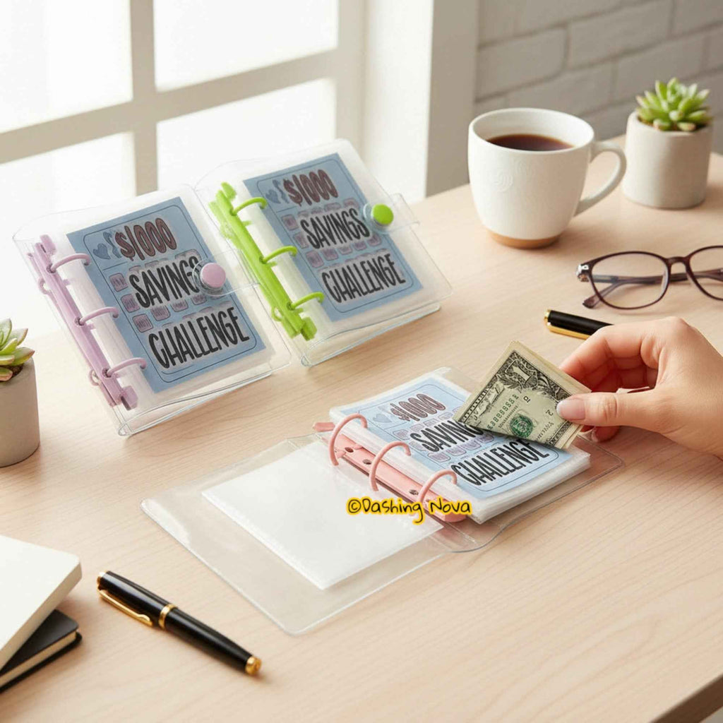 $1,000 Savings Challenge Binder