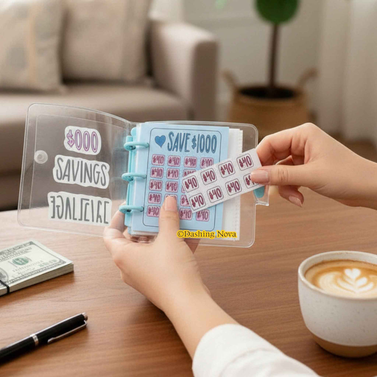 $1,000 Savings Challenge Binder