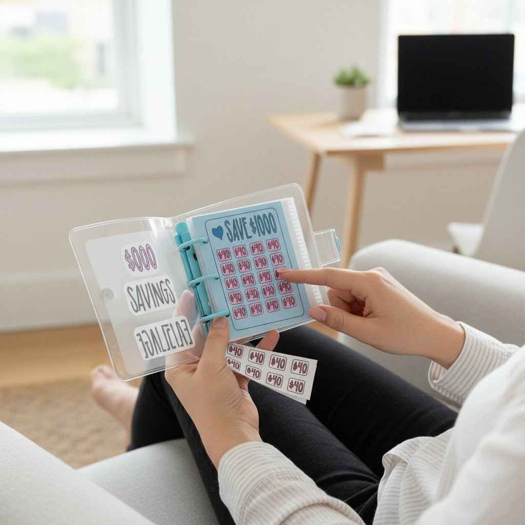 $1,000 Savings Challenge Binder