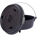 Cast Iron Camp Dutch Oven with Skillet Lid & Legs, 4.5 Qt