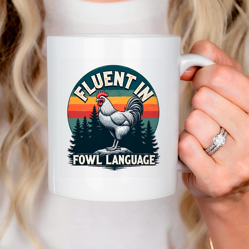 Funny Rooster Coffee Mug