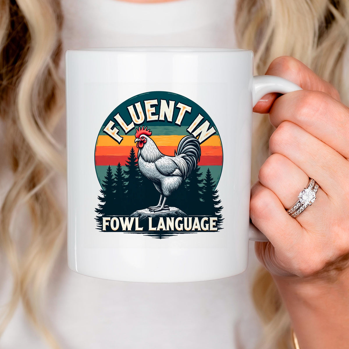Funny Rooster Coffee Mug