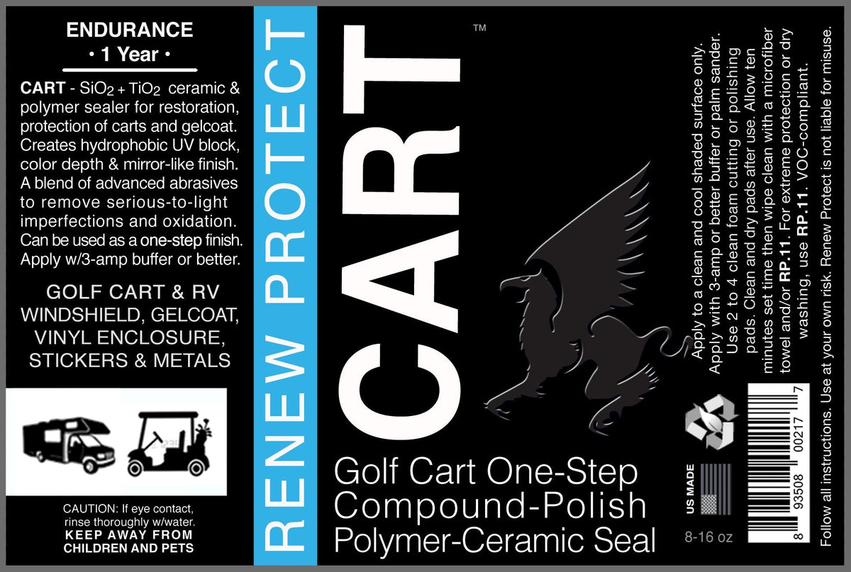 Golf Cart & RV One-Step Ceramic Hybrid Polish & Sealer