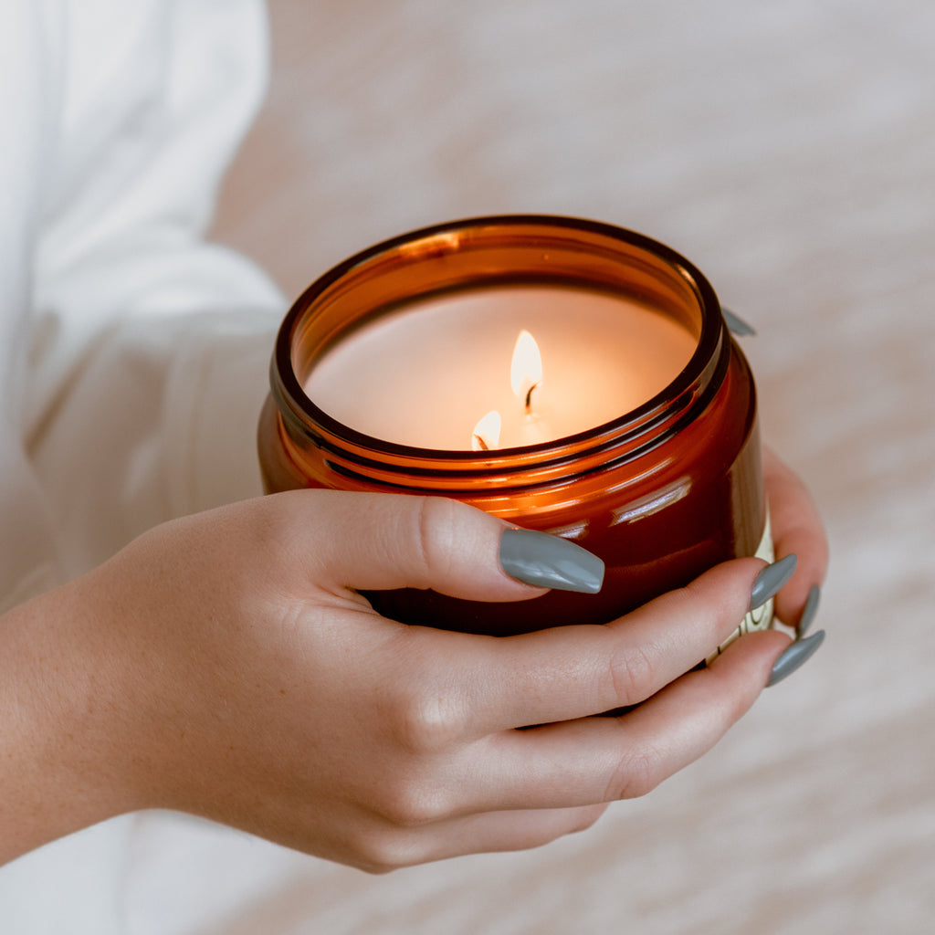 Amber Santal Soy Blend Candle