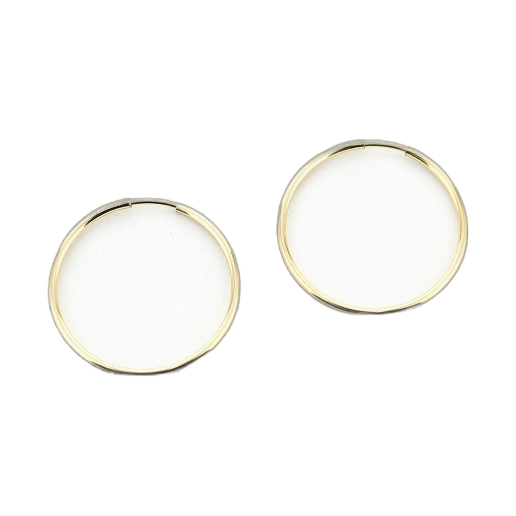 14K Gold Filled 26mm Large Hoop Earrings for Women