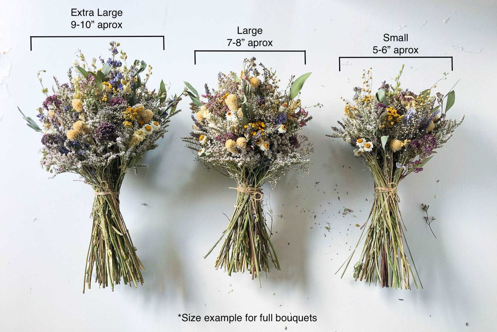 Dried Flower Bouquet – Peony, Larkspur, Lavender & Oats