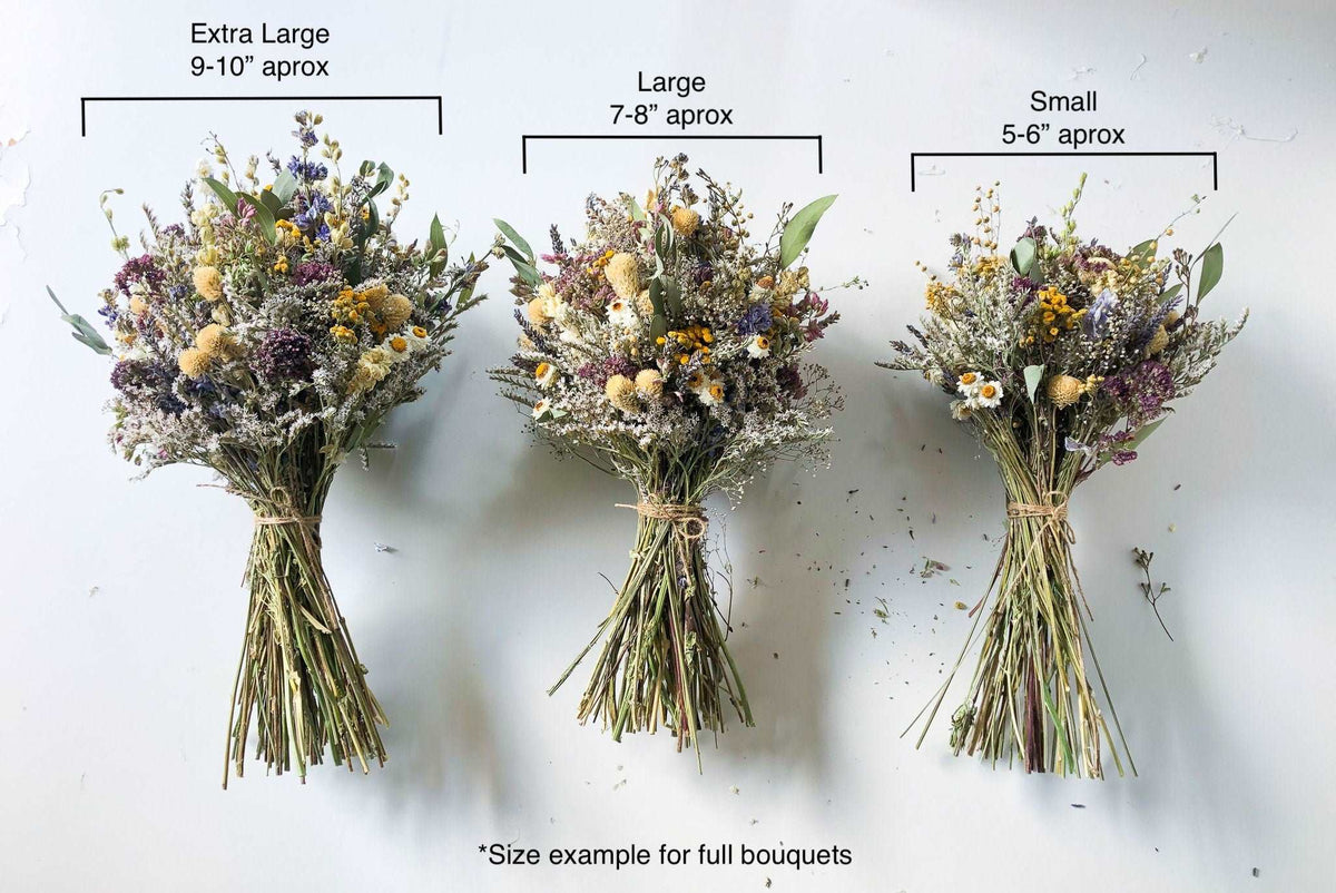 Dried Flower Bouquet – Peony, Larkspur, Lavender & Oats