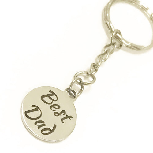 Best Dad Keychain