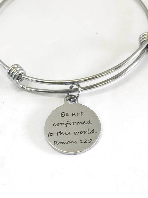Be Not Conformed Romans 12:2 Bracelet