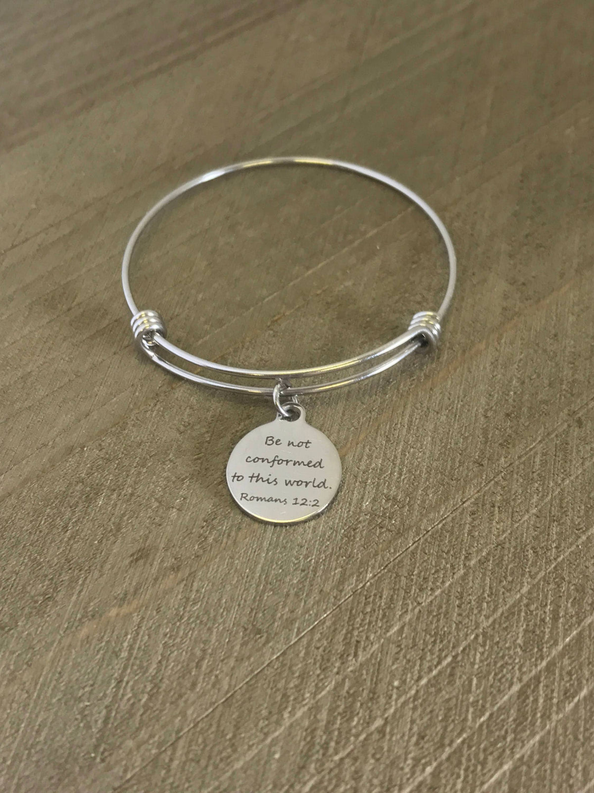 Be Not Conformed Romans 12:2 Bracelet