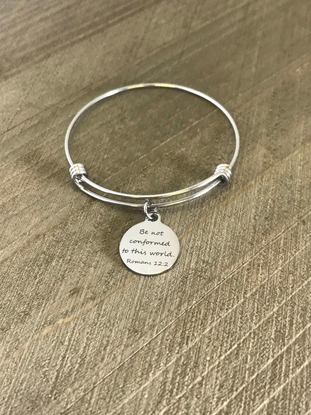 Be Not Conformed Romans 12:2 Bracelet