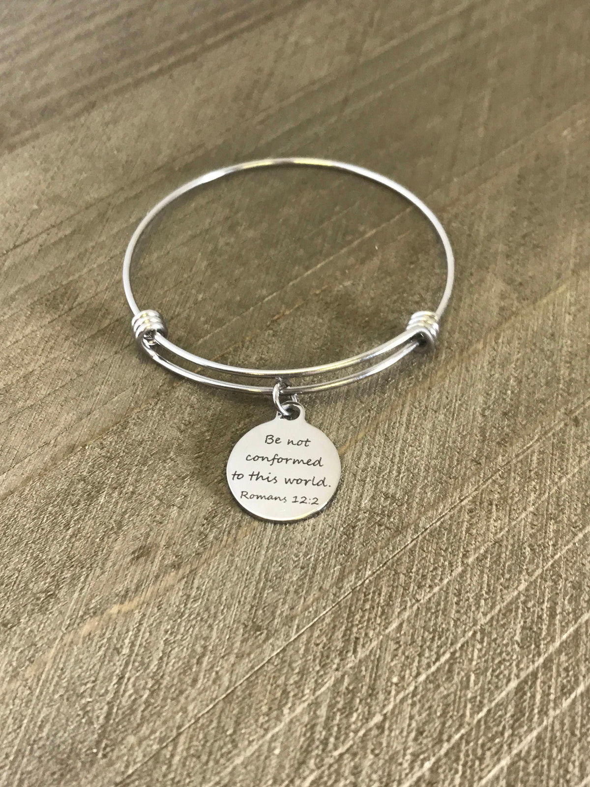 Be Not Conformed Romans 12:2 Bracelet