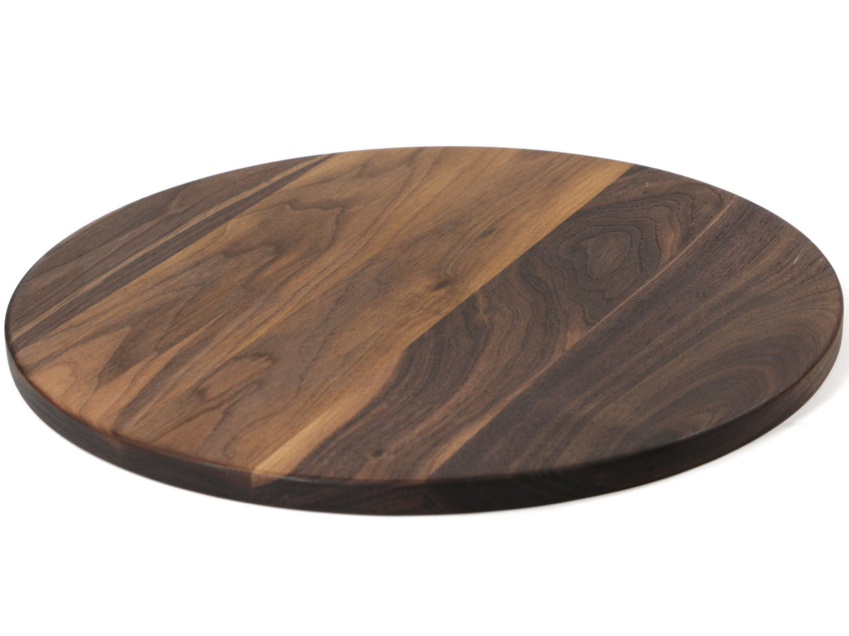 Black Walnut Round Cheese & Charcuterie Board, 18"