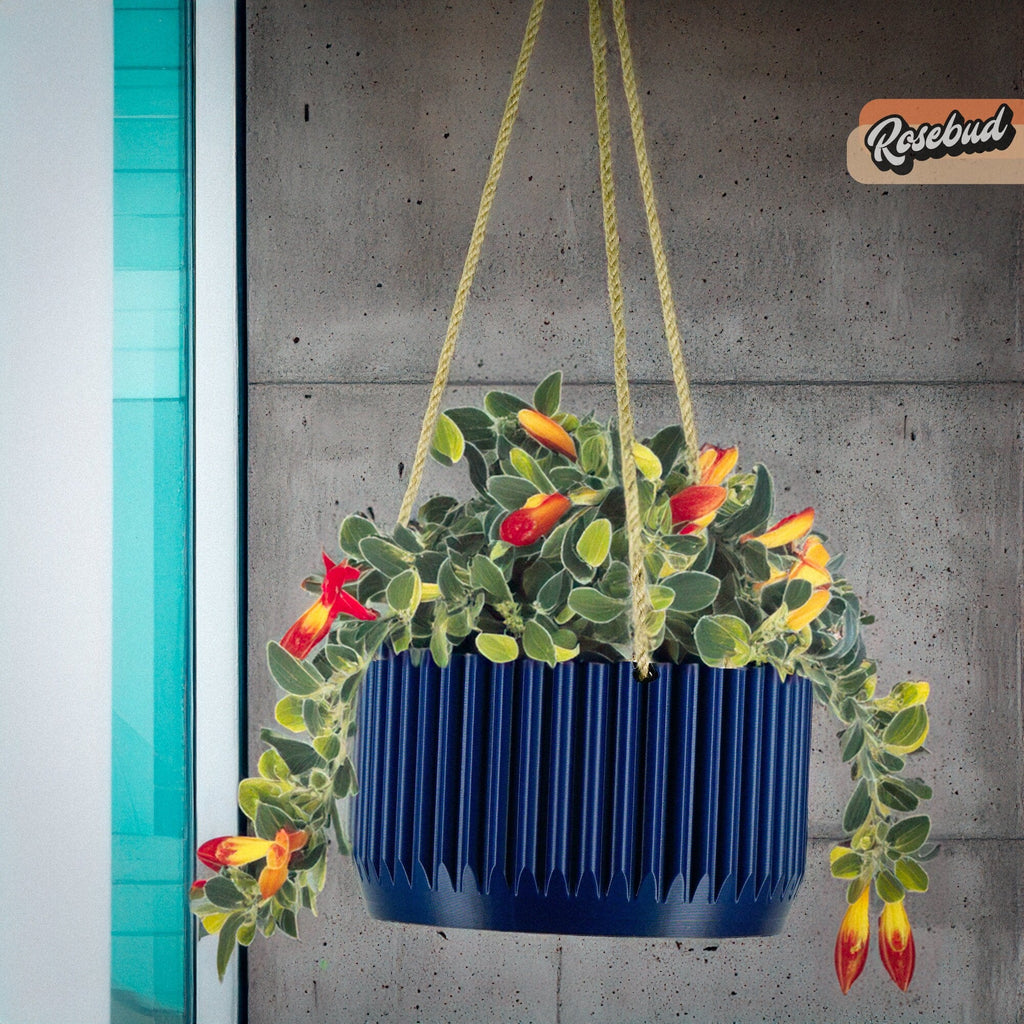 MCR Bowl Hanging Plant Pot for Indoor or Outdoor
