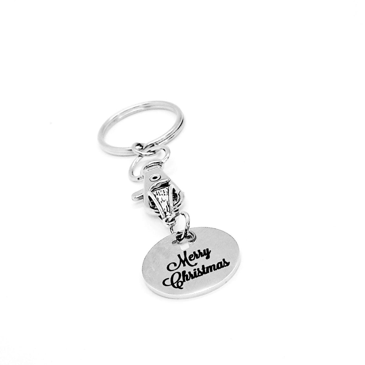 Merry Christmas Charm Keychain