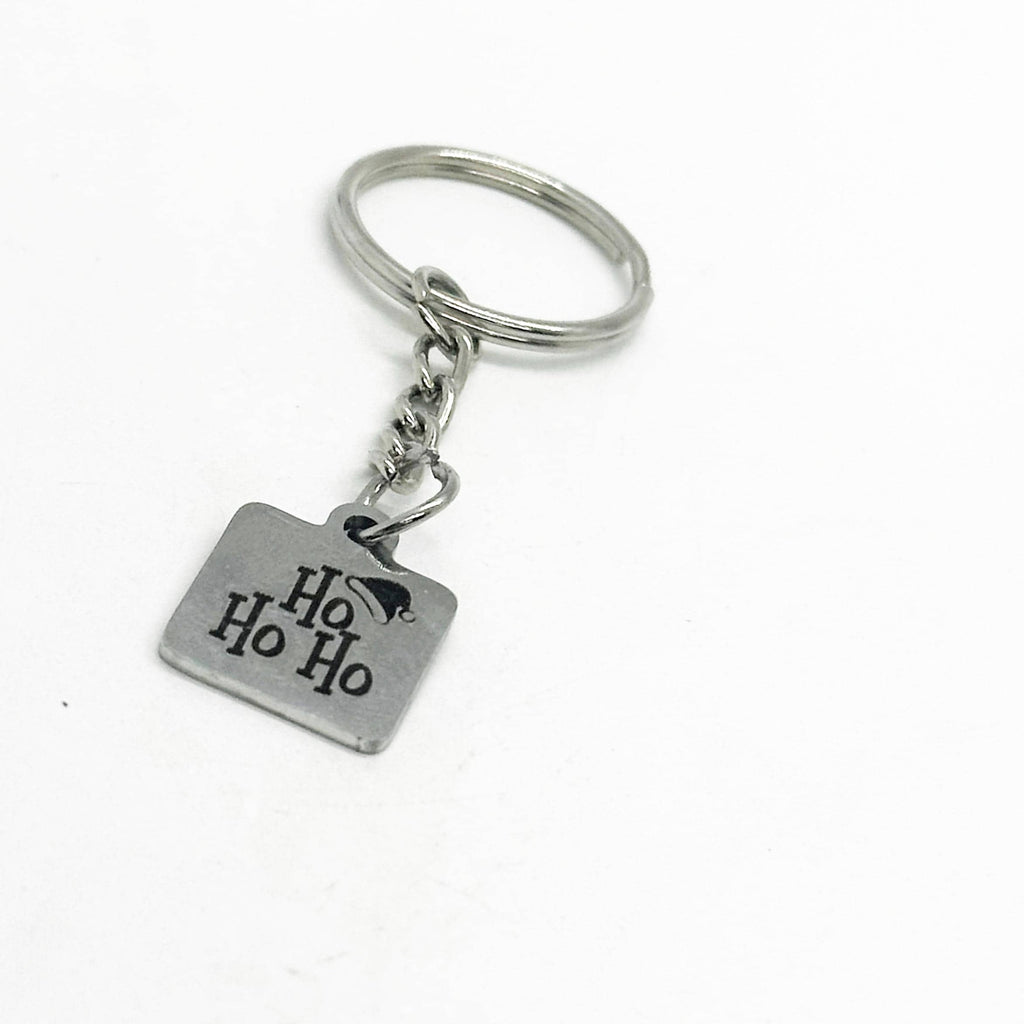 Ho Ho Ho Santa Charm Keychain