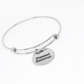 Blessed Believer Stainless Steel Faith Bangle