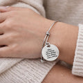 Bible Verse Scripture Bracelet with Cross Charm