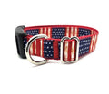 Vintage American Flag Dog Collar