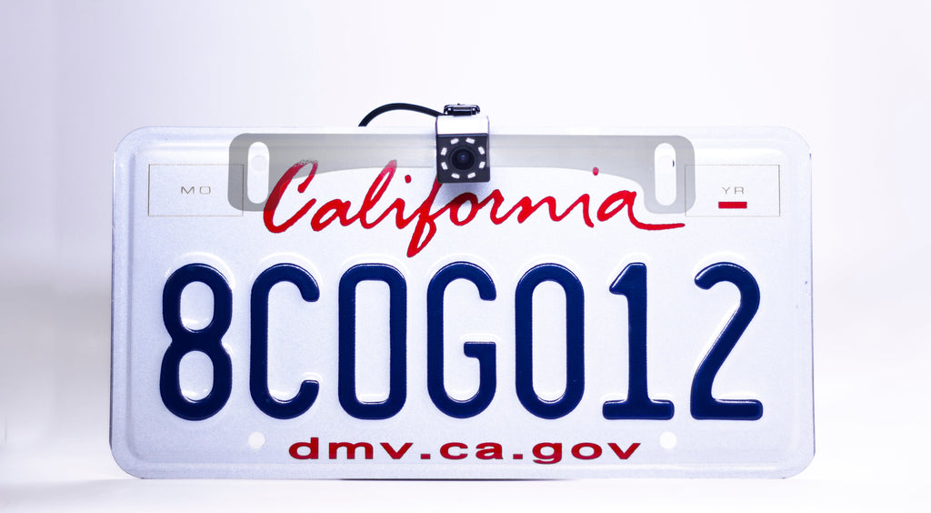 Master Tailgaters License Plate Backup Camera with Night Vision