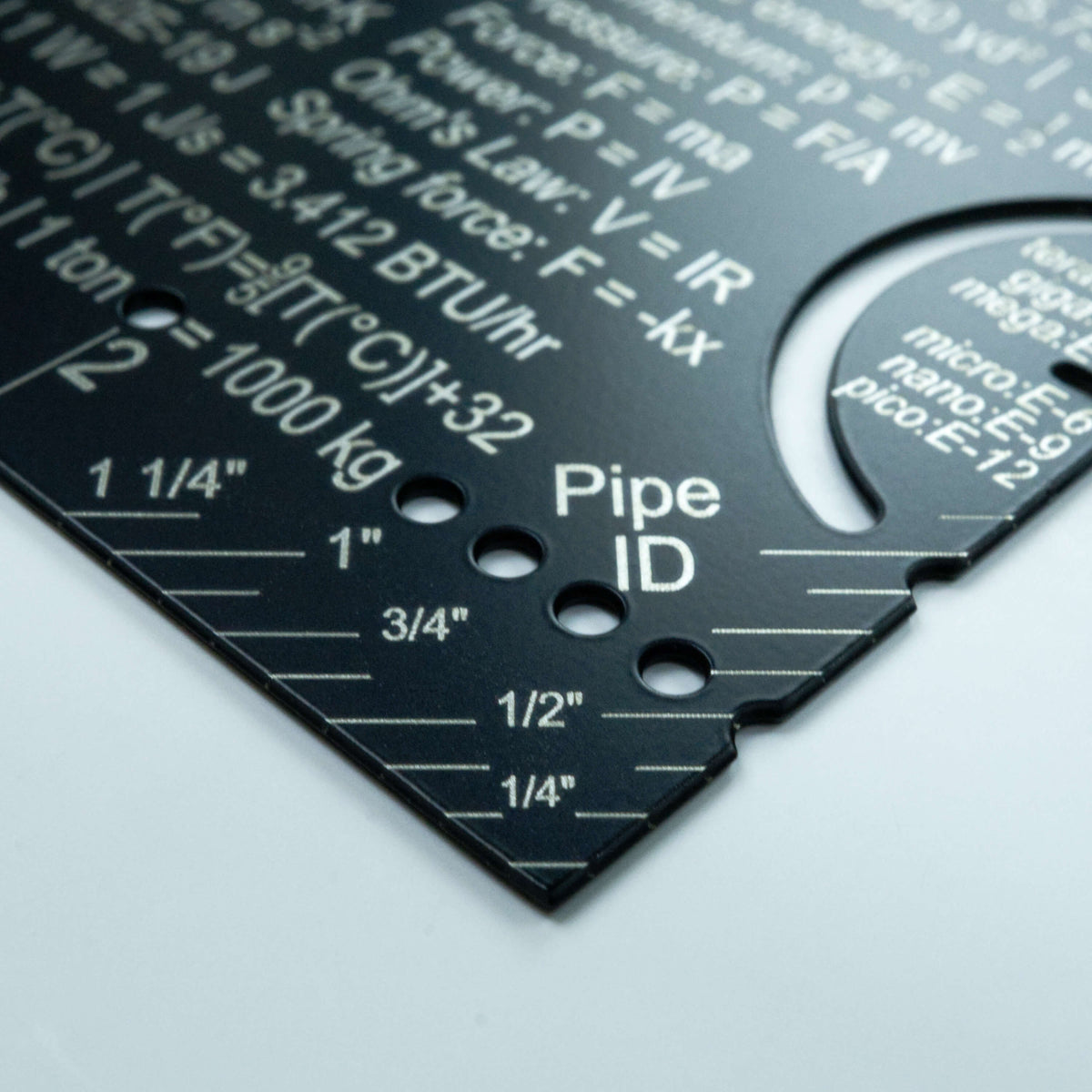 The Pocket Engineer - Wallet Ruler and Conversion Reference