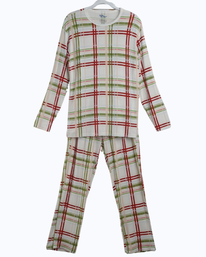 Men's Matching Family Christmas Pajamas – Plaid