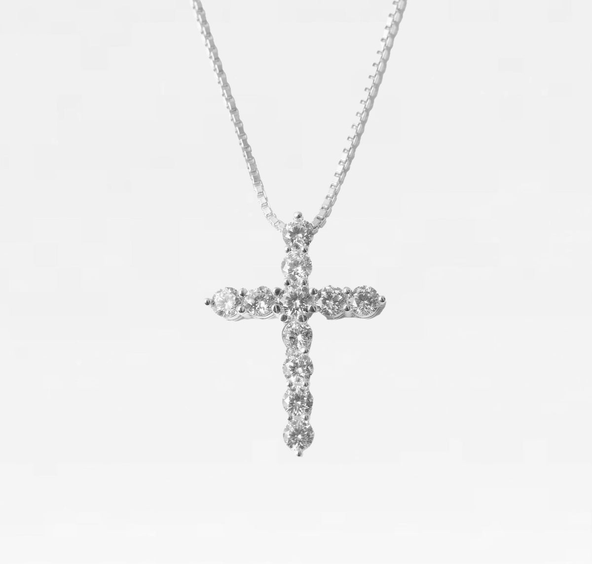The Bella Pavé Cross Pendant