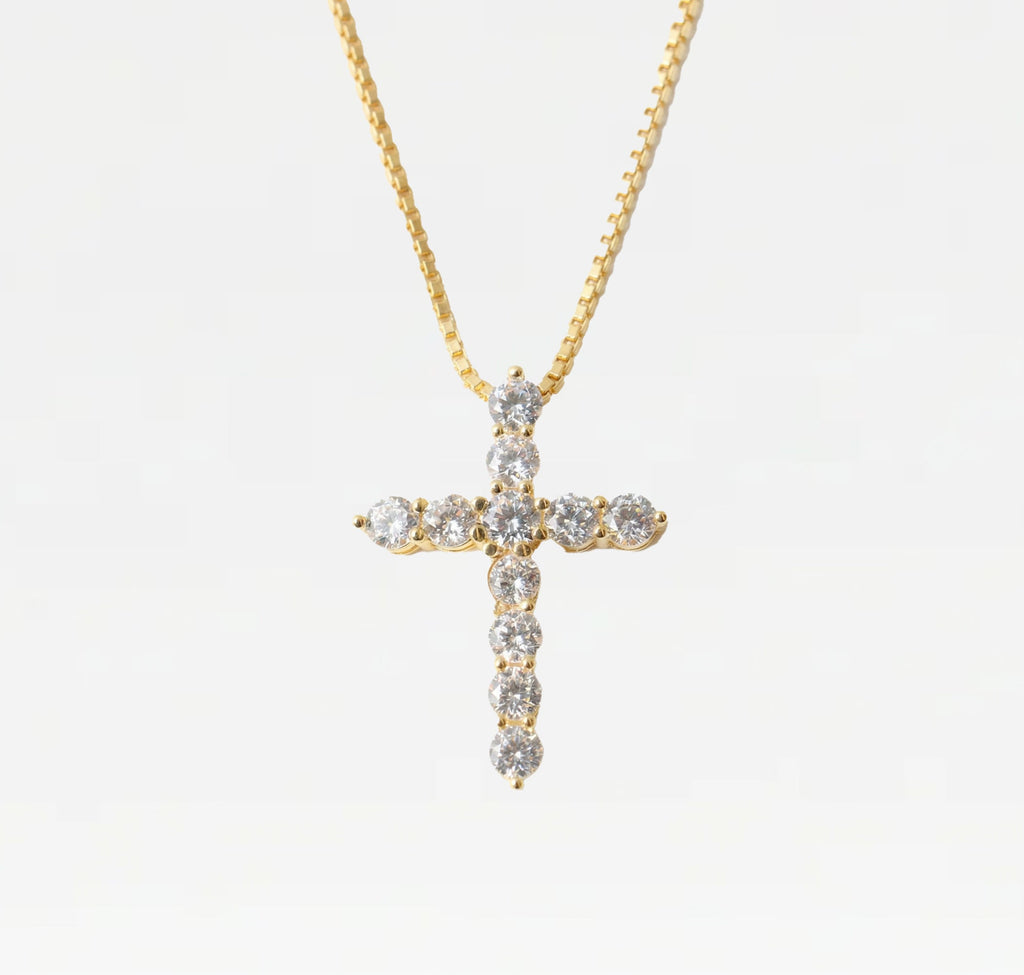 The Bella Pavé Cross Pendant