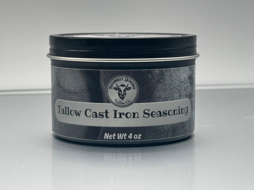 Tallow Cast Iron Seasoning – Handcrafted Cast Iron Care & Conditioner