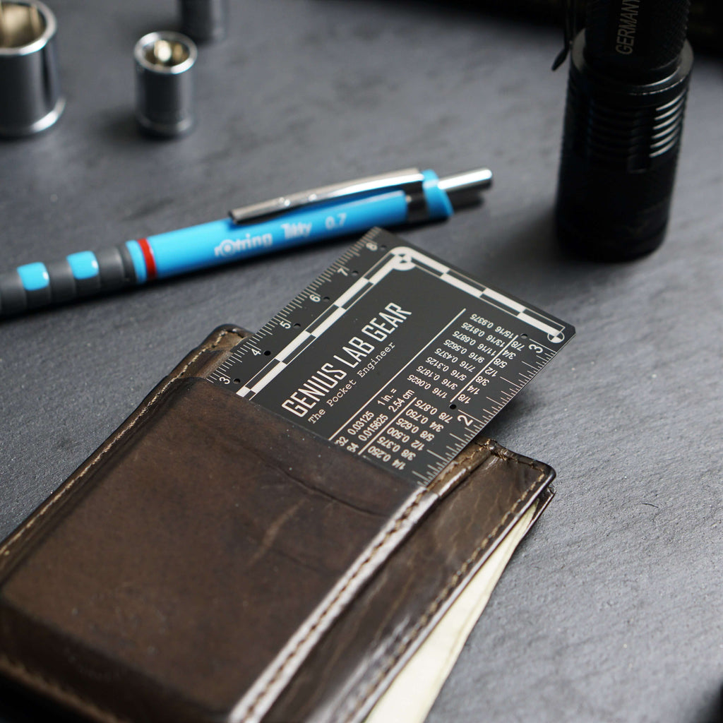The Pocket Engineer - Wallet Ruler and Conversion Reference