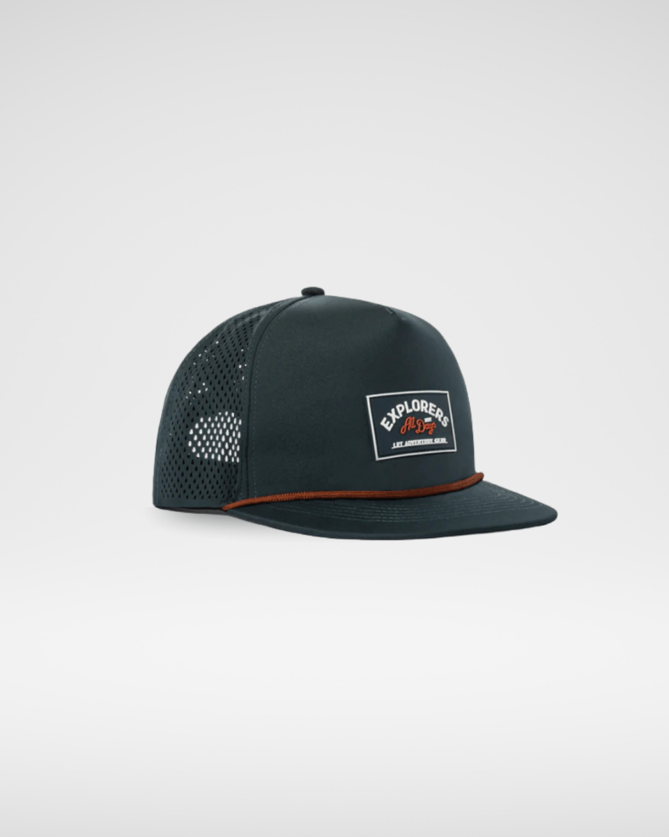 Waterproof LRT Explorer Snapback Hat - Juniper Green