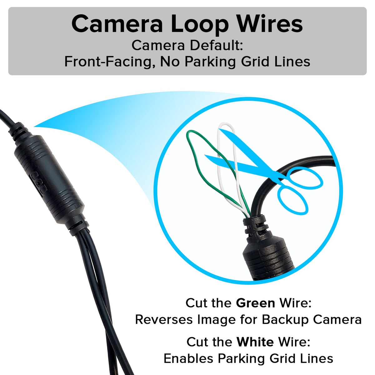 Master Tailgaters License Plate Backup Camera with Night Vision