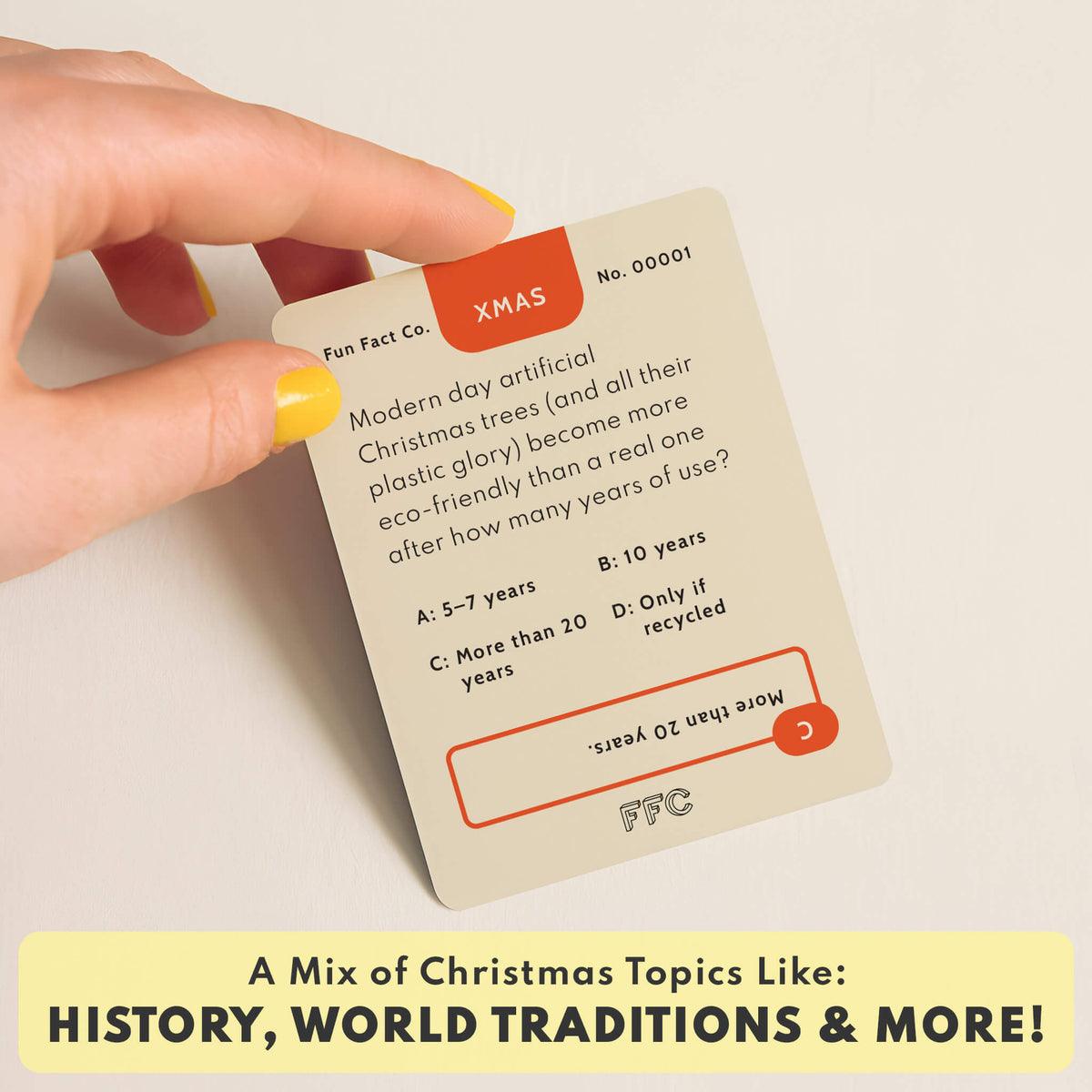 Christmas Trivia Card Game