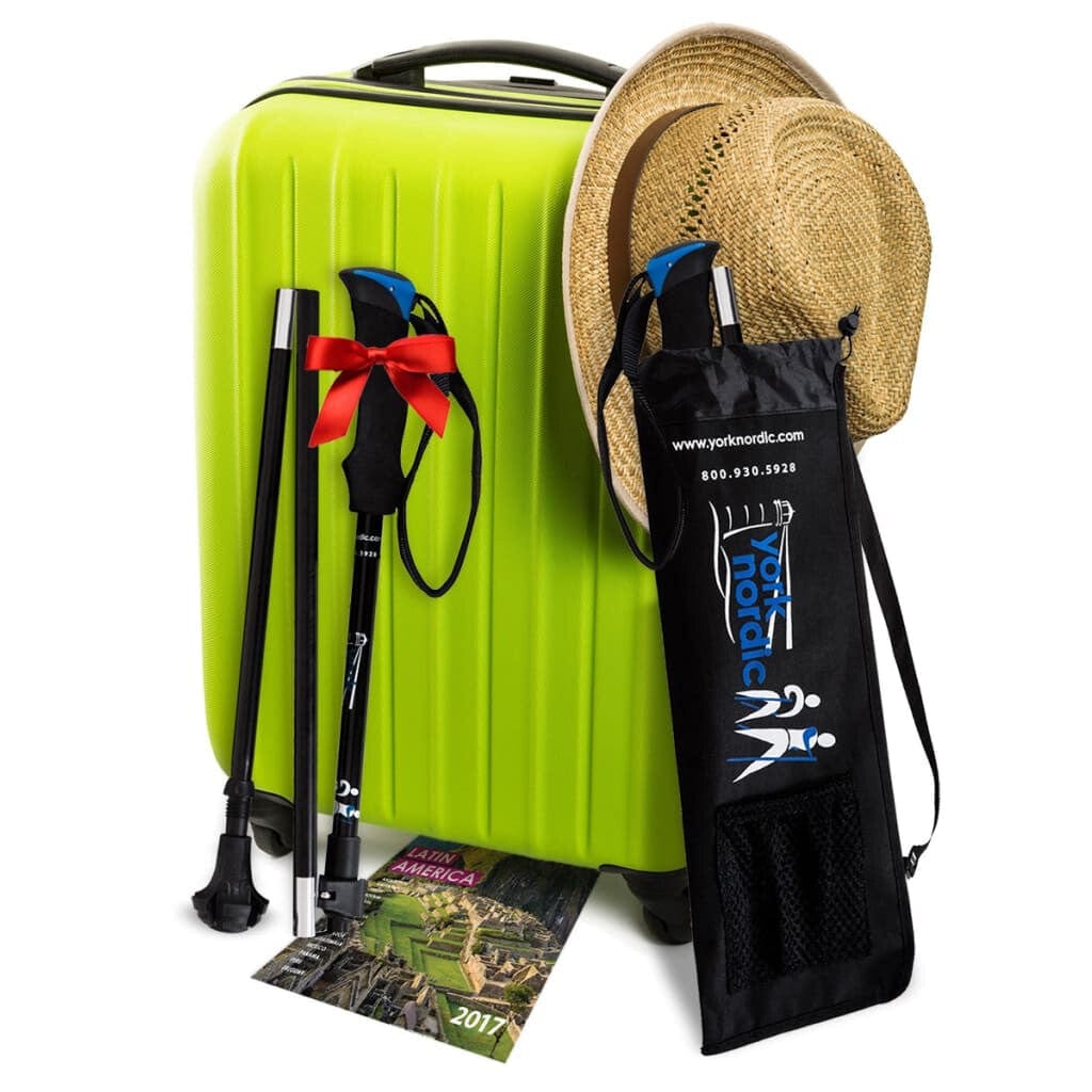 Folding Walking & Hiking Poles with Bag