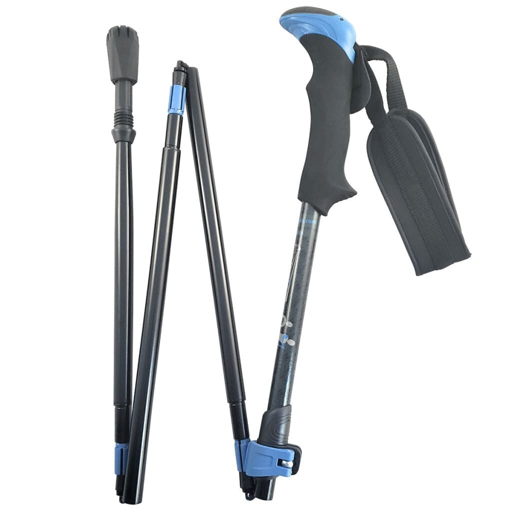 Folding Walking & Hiking Poles with Bag